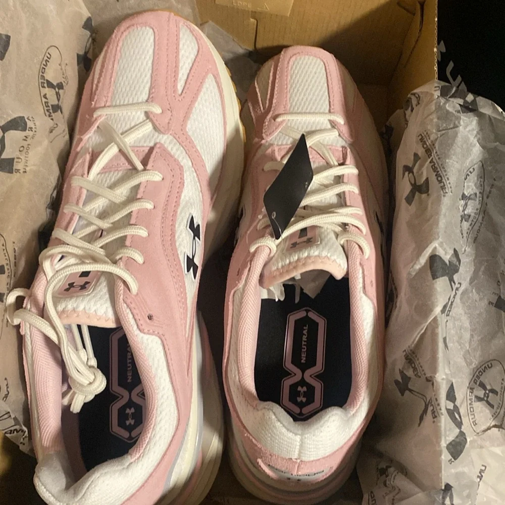 Under Armour US HOVR Apparition unisex pink sneaker - Picture 12 of 13